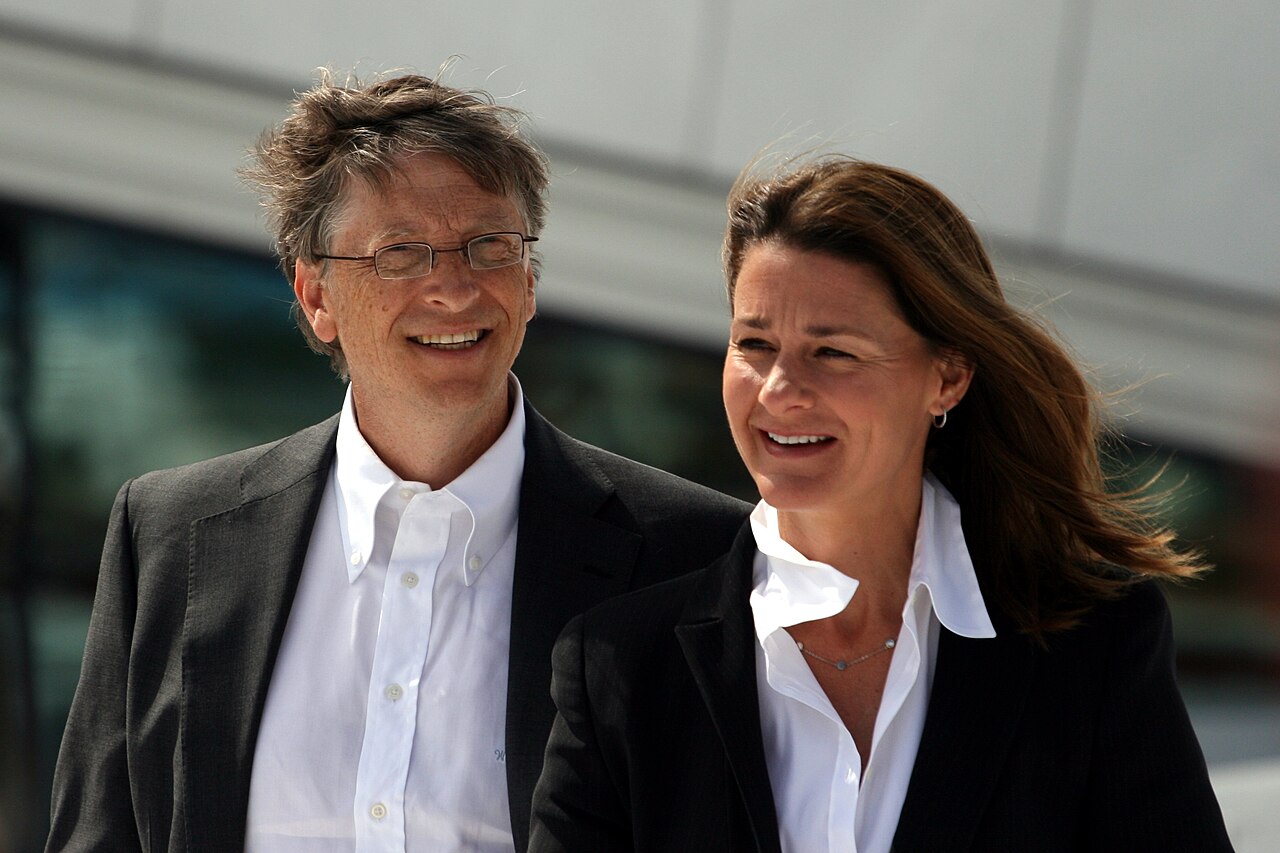 Bill Gates and Melinda French Gates